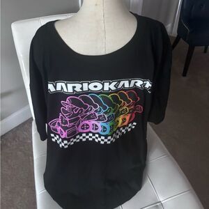 Mario Kart Men's Black Graphic Tee